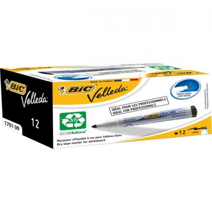bic-velleda-1701-eco-yuvarlak-uc-beyaz-tahta-kalemi-siyah-12-li-kutu